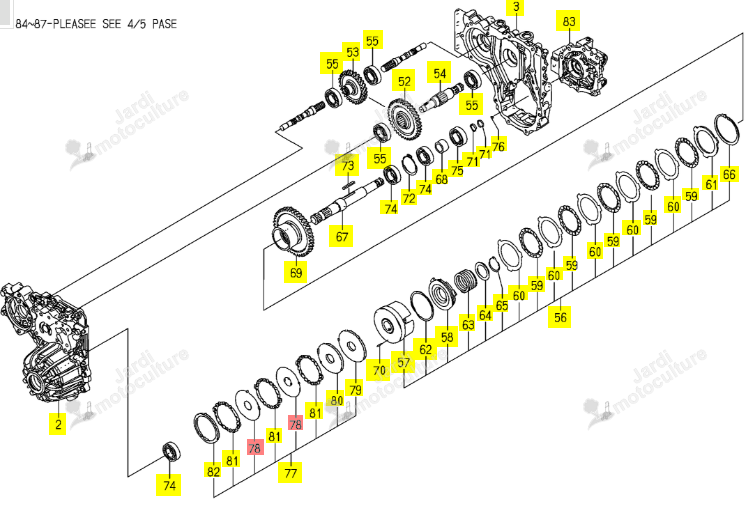 Platine Iseki 1752-202-291-00