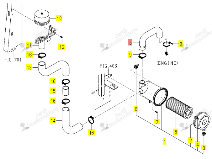 HOSE ISEKI 1809-104-004-00