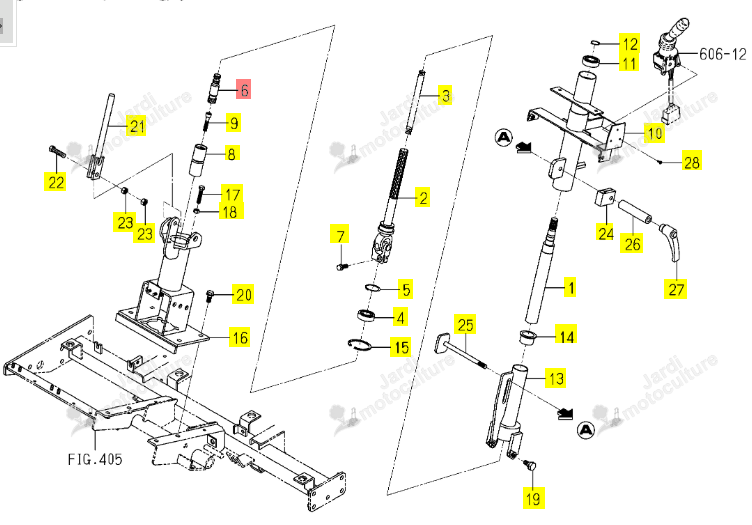 SHAFT ISEKI 1809-405-005-00
