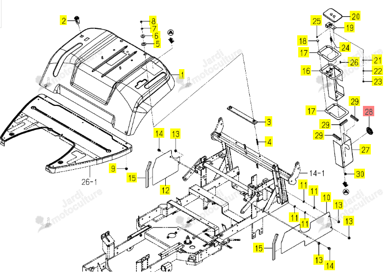 Isolant 45 Iseki 1815-631-076-00
