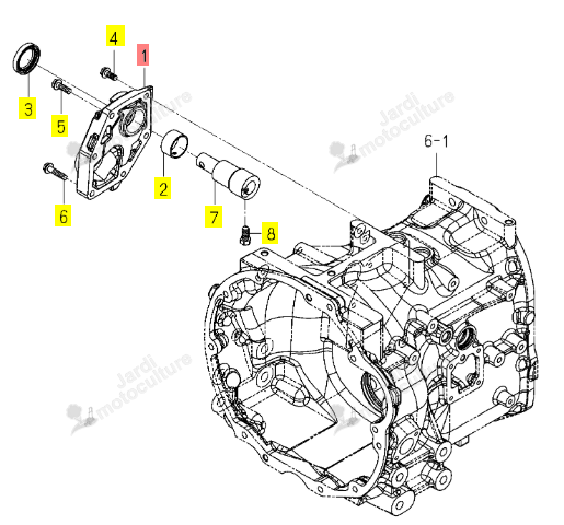 Palier d'Indexage Iseki 1813-253-051-00