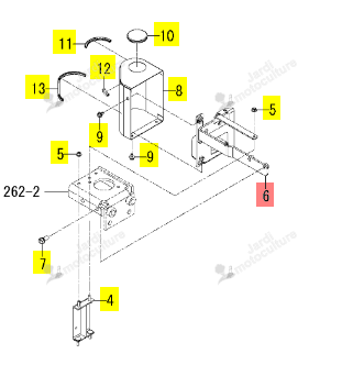 Support Filtre Iseki 1815-111-420-10