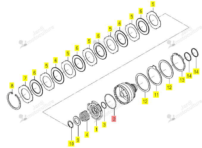 Joint Torique Iseki 1825-127-303-00