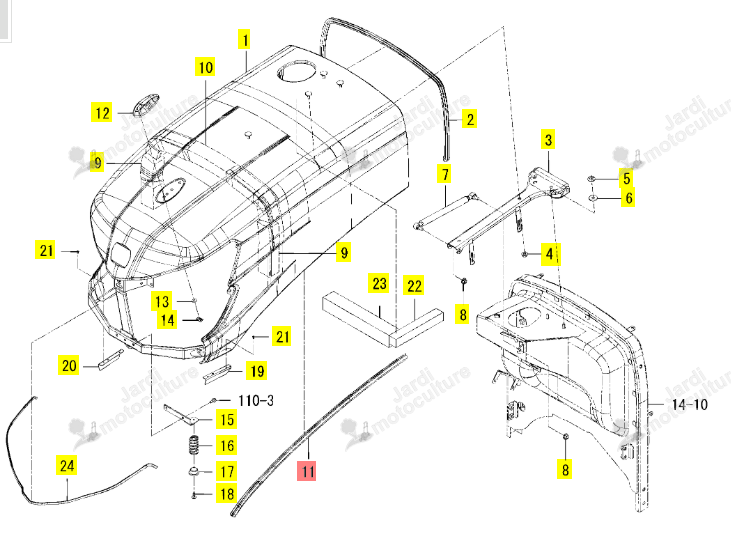 Joint Iseki 1825-601-005-00