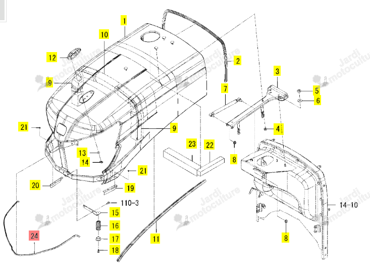 Joint 900 ISEKI 1825-601-008-00