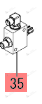 Raccord ISEKI 1816-509-540-10