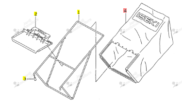 Toile de Sac Iseki 2500-607-300-00