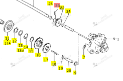 Goupille Iseki 2500-311-004-00