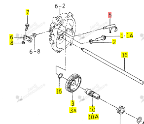 Fourchette Iseki 2500-311-200-00