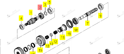 Couronne Iseki 1815-219-009-00