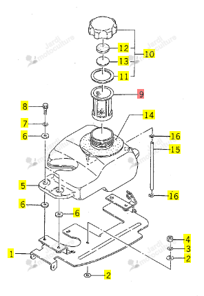 FILTRE ISEKI 3555-601-008-00