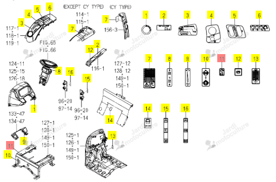 Autocollant ISEKI 1815-902-021-00