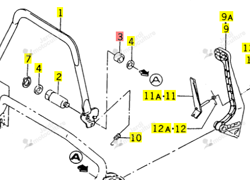 Collier Iseki 2503-510-004-20