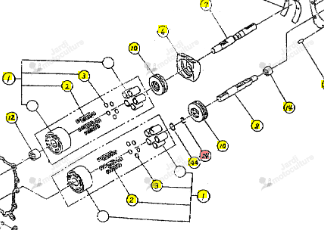 Circlips ISEKI 2502-205-222-00