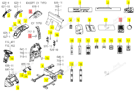 Autocollant Iseki 1815-902-006-00