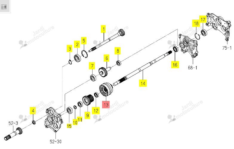 Embrayage Iseki 1826-177-300-00