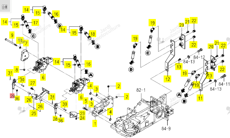 BRAS/2ND/G ISEKI 1816-512-210-10