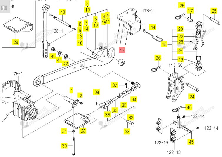 BILLE/CAT1 ISEKI 1817-514-001-00