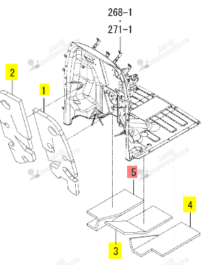 Isolateur Support Iseki 1817-630-023-00