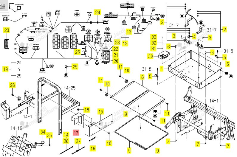 Capot Fusible ISEKI 1852-690-022-00