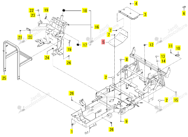 Guide ISEKI 1852-410-025-00