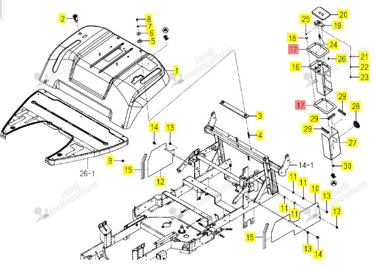 Isolant Iseki 1852-606-025-00