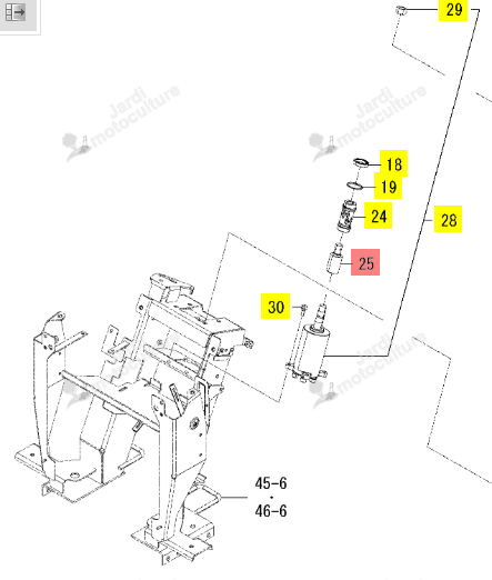 Arbre Orbitrol Iseki 1854-407-240-00