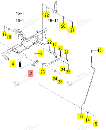 BRAS ISEKI 1854-274-220-00