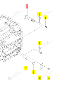 Bras Enclenchement 4W Iseki 1855-257-210-00