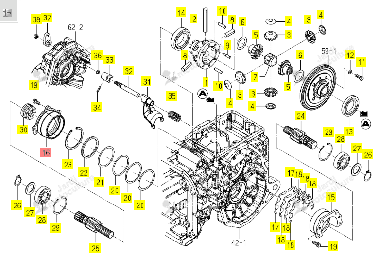 Carter Diff Iseki 1855-304-003-00