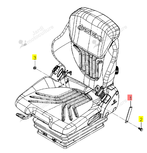 PLATINE ISEKI 1848-631-001-00