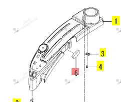 Isolant Iseki 1848-608-053-00