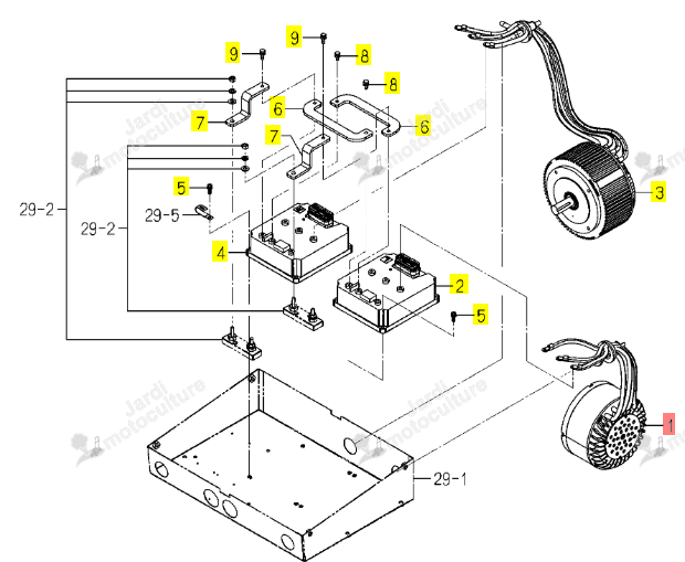 Moteur d'Avancement Iseki 1852-201-230-00