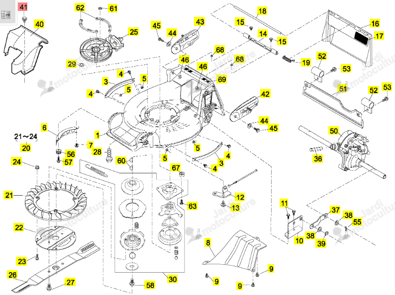 Vis Autotaraudeuse Bride Iseki 342L0616