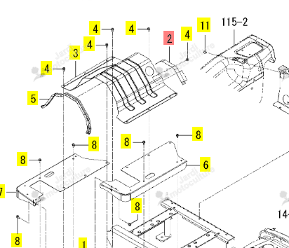 Joint I/25X305 Iseki 1855-630-003-10