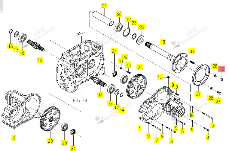 Ecrou M16 Iseki 1833-306-062-20