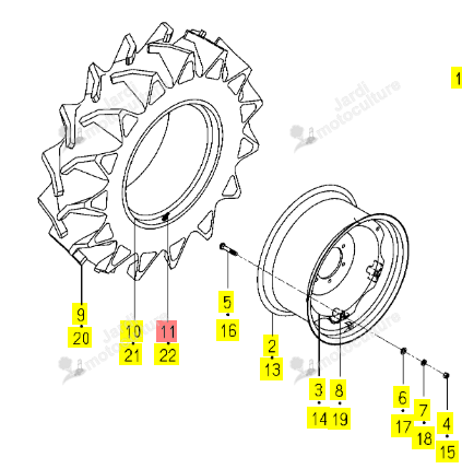 Bouchon de valve Iseki 1834-317-233-00