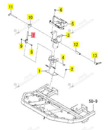 ARBRE ISEKI 1832-405-260-10