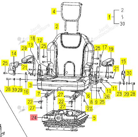 ECROU ISEKI 1832-611-238-00