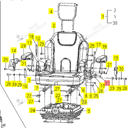 BOULON ISEKI 1832-611-219-00