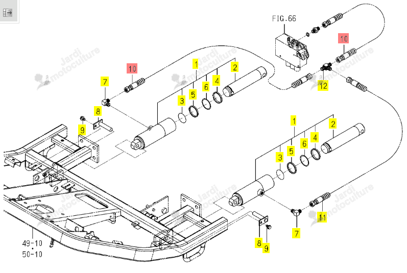 Flexible Iseki 1832-504-610-00