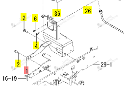 Support Distributeur ISEKI 1845-512-220-00