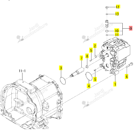 Adaptateur Hydraulique G1/4 Iseki 1848-203-210-00