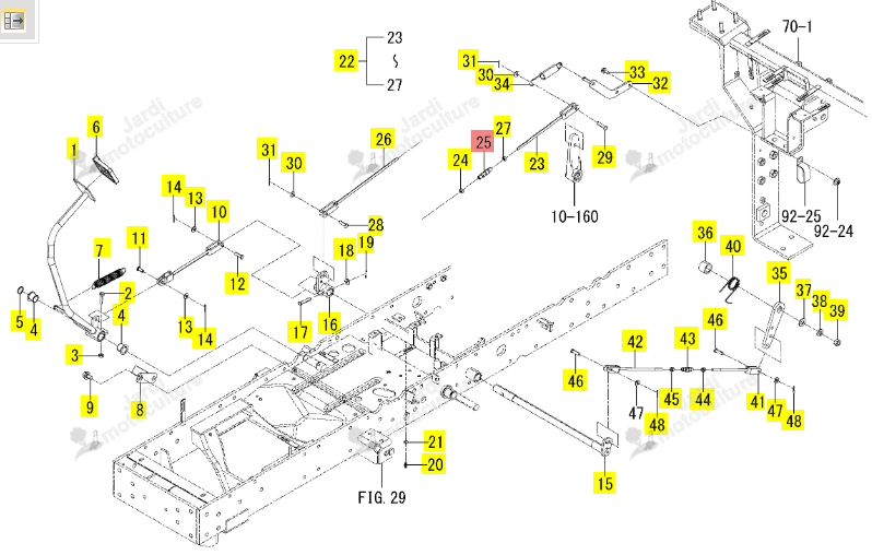 ORGANO M08 ISEKI 1836-312-047-10