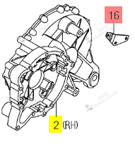 Equerre Iseki 1837-306-001-00