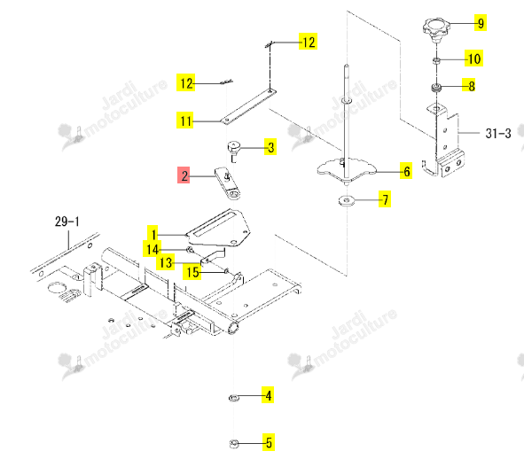 BIELLETTE D ARRET ISEKI 1836-554-410-00