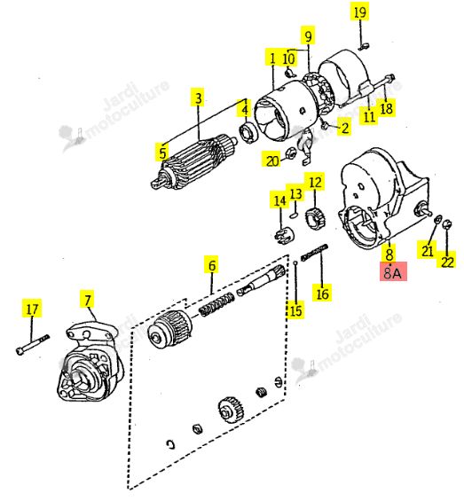 Interrupteur ISEKI 6281-151-005-10