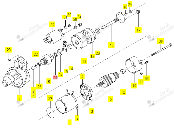 Circlips ISEKI 6281-129-072-00