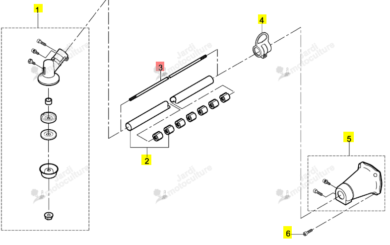 Arbre Transm Iseki 64011-229