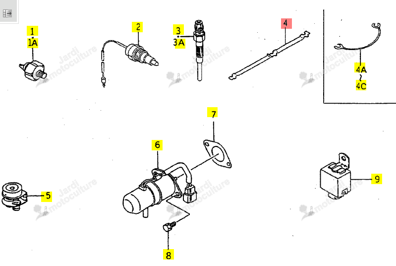 Connexion ISEKI 6219-732-007-00